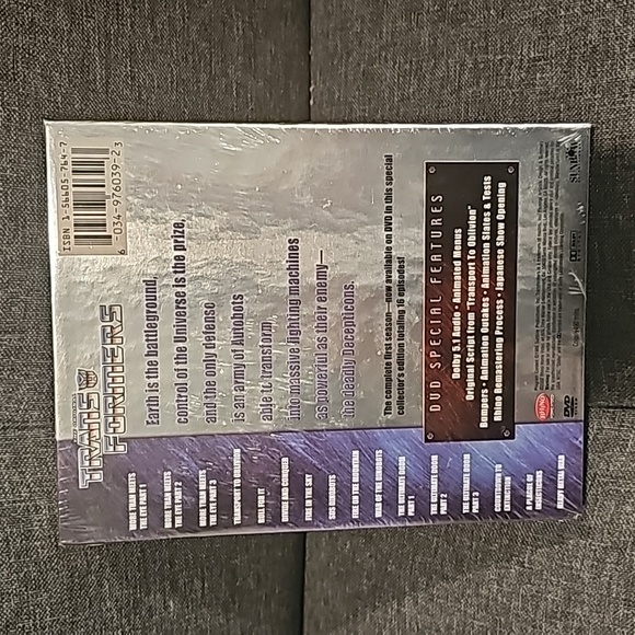 The Original Transformers - Season 1 (DVD, 2002) Collector Box Set NEW - SEALED - Picture 2 of 4